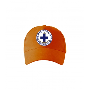 Pomarańczowa czapka ratownika medycznego WOPR